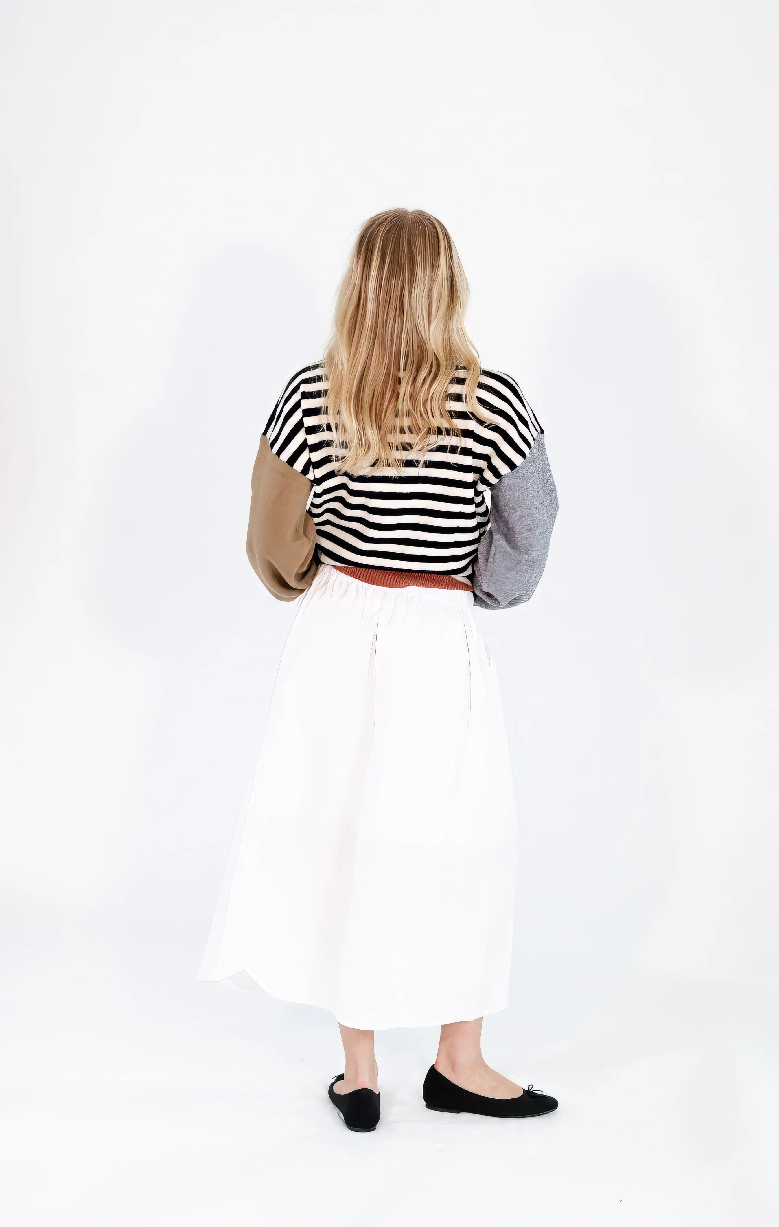 Aria Color Blocked Knit Sweater