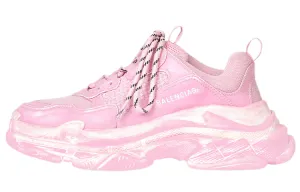Balenciaga Wmns Triple S Daddy sneakers, light pink