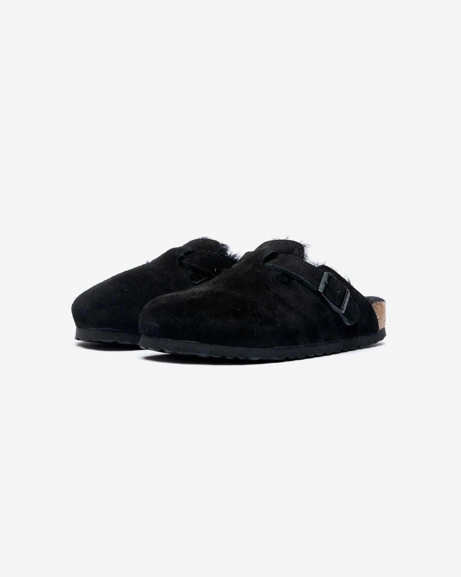 Birkenstock Boston Shearling Black (Narrow)