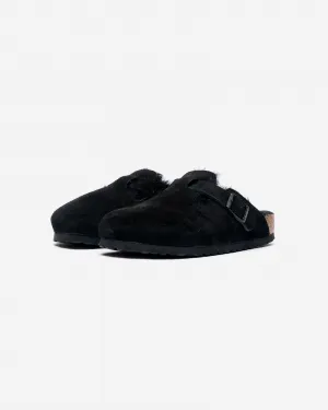Birkenstock Boston Shearling Black (Narrow)