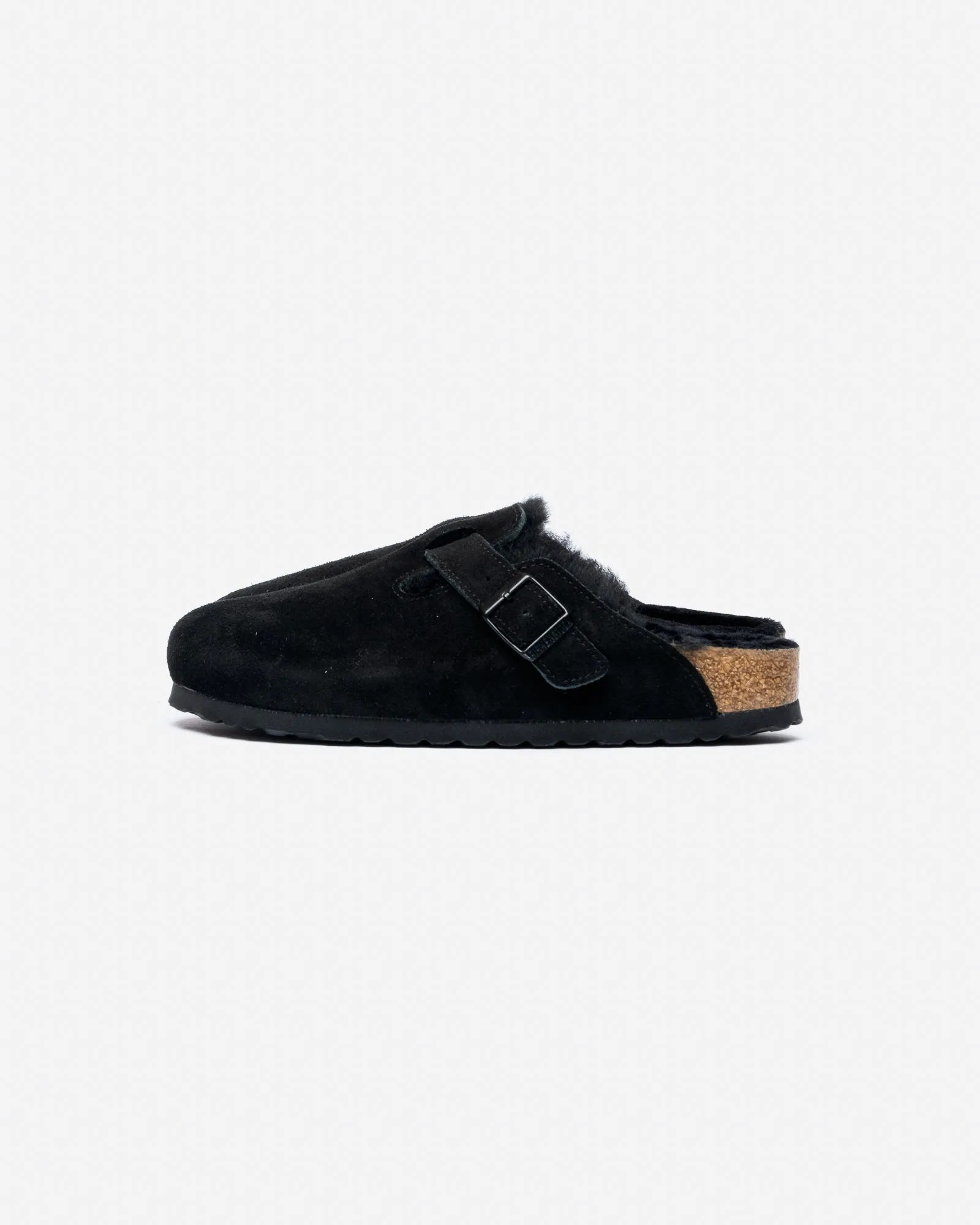 Birkenstock Boston Shearling Black (Narrow)