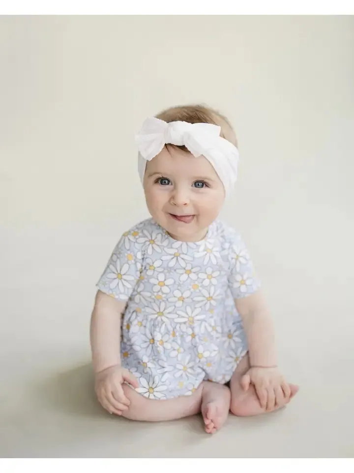 blue daisy peplum kids
