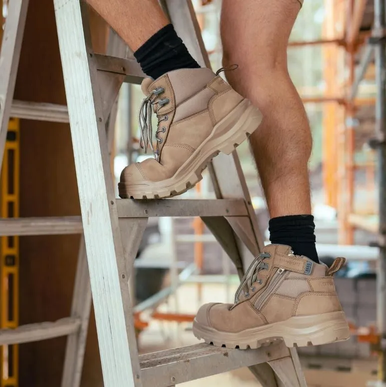 BLUNDSTONE 8553 ROTOFLEX 5" ZIP SIZE SAFETY BOOTS - COMPOSITE CAP