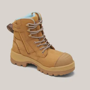 Blundstone -8860 Rotoflex Womens Wheat Zip Sided Safety Boot