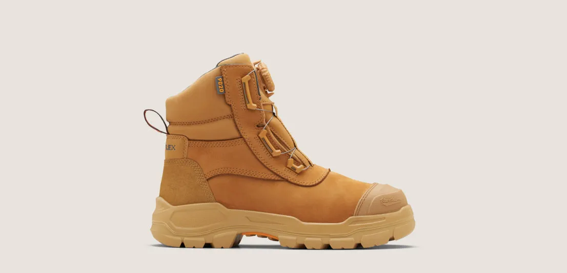 Blundstone - 9020 Rotoflex Wheat nubuck 150mm Boa Lacing Safety Boot