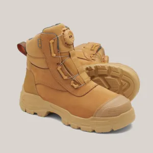 Blundstone - 9020 Rotoflex Wheat nubuck 150mm Boa Lacing Safety Boot