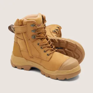 Blundstone - 9060 Rotoflex Wheat Steel Cap Zipsided Safety Boot
