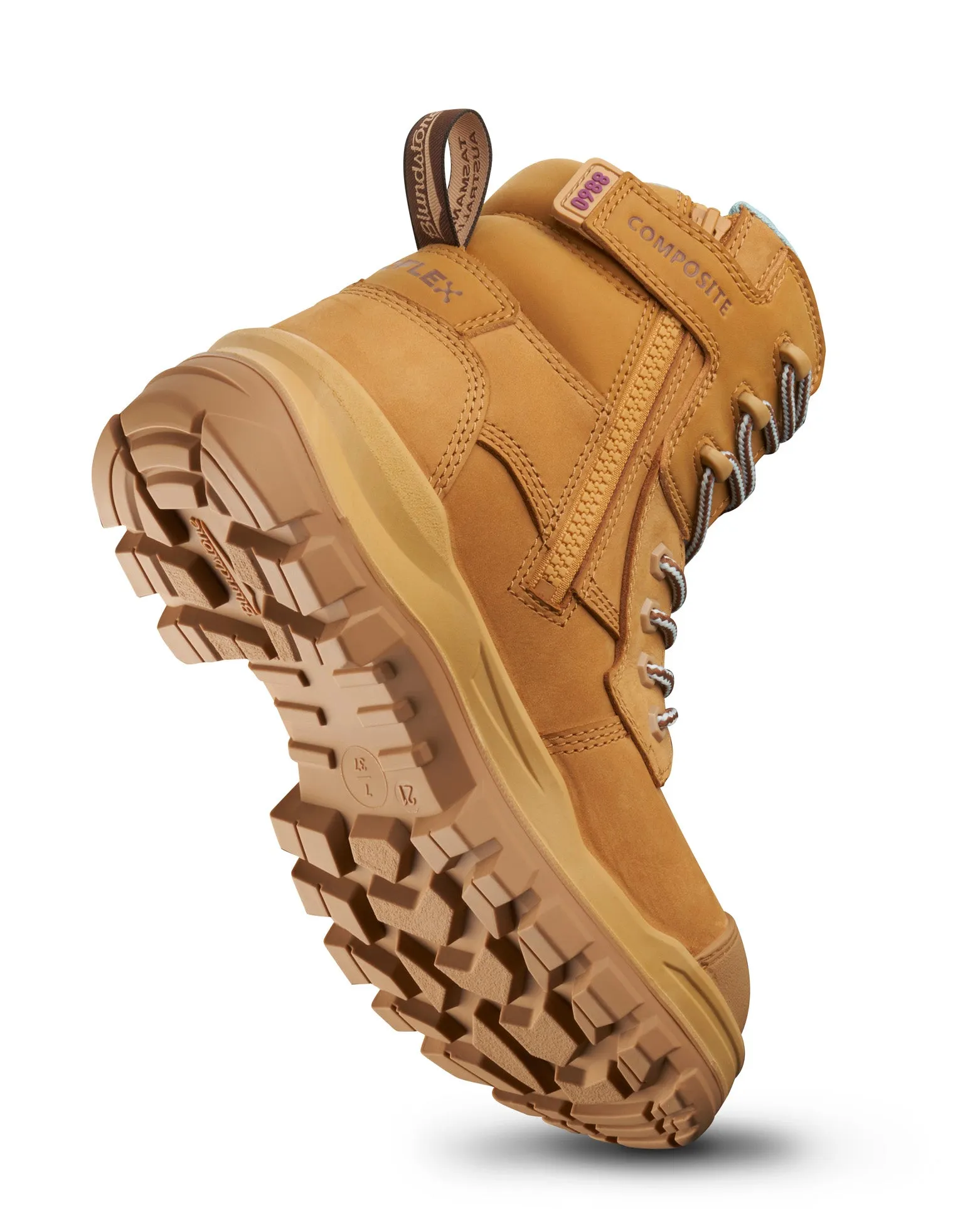 Blundstone RotoFlex Womens 8860 High Zip Side Safety Boot