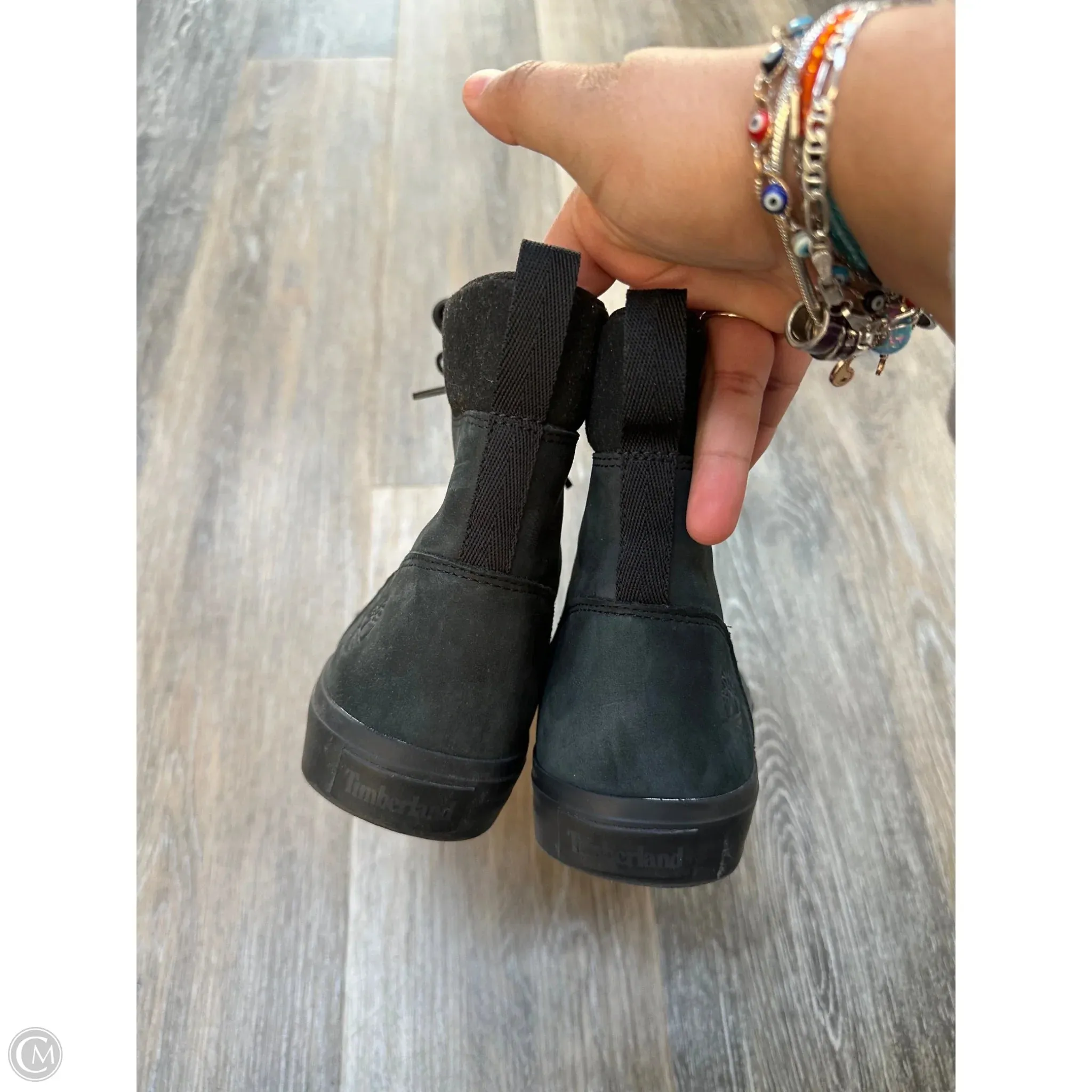 Boots Ankle Flats By Timberland In Black, Size: 7.5