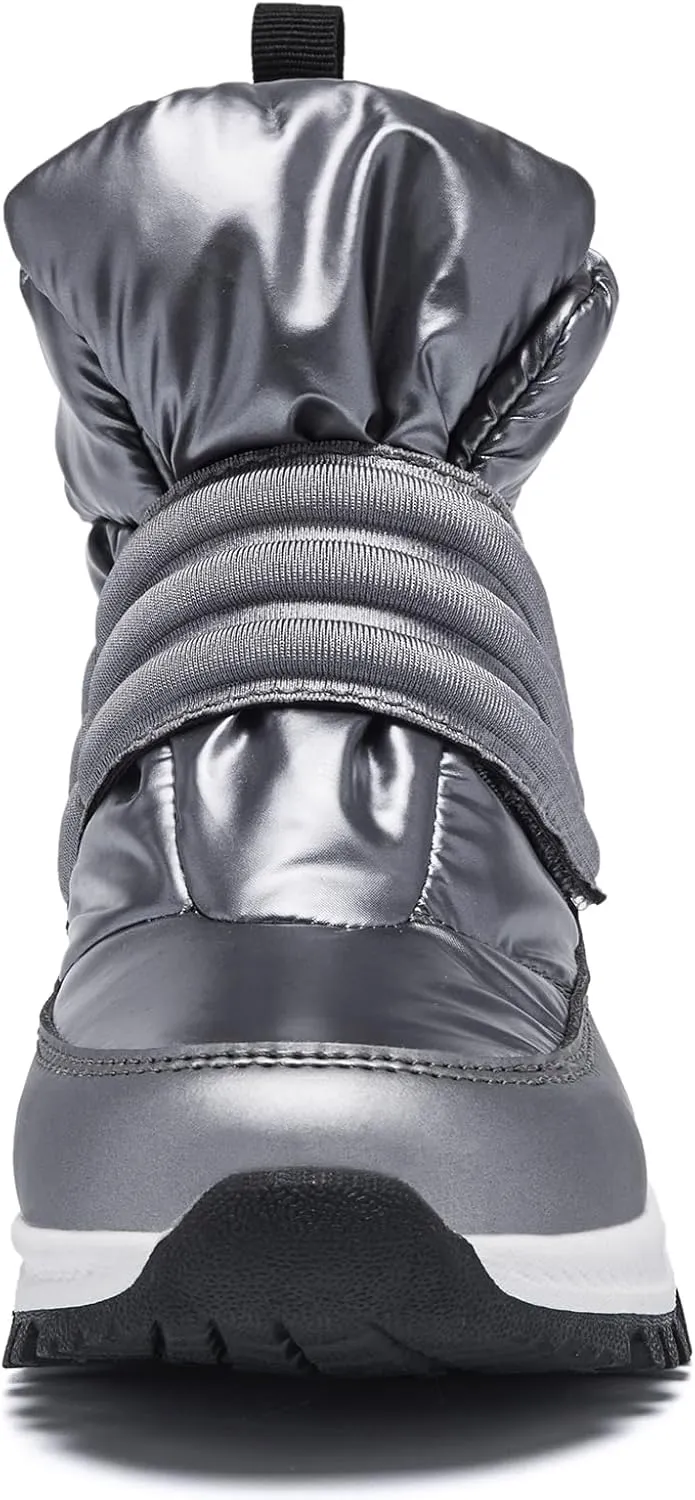 Boys Girls Kids Cute Snow Boots Waterproof Slip Resistant Outdoor Winter Boots Shoes Little Kid/Big Kid