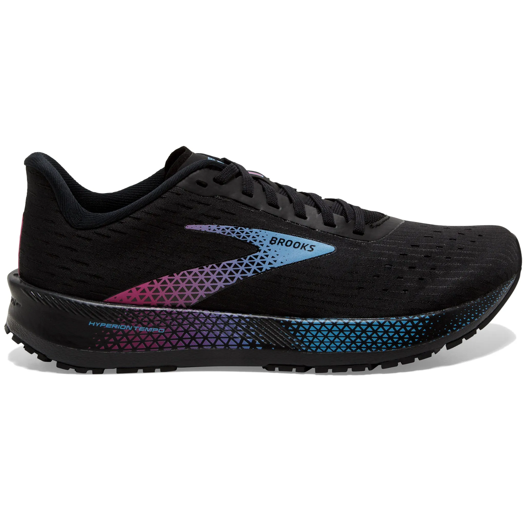 Brooks Hyperion Tempo Women's Black Blissful Blue Fuchsia
