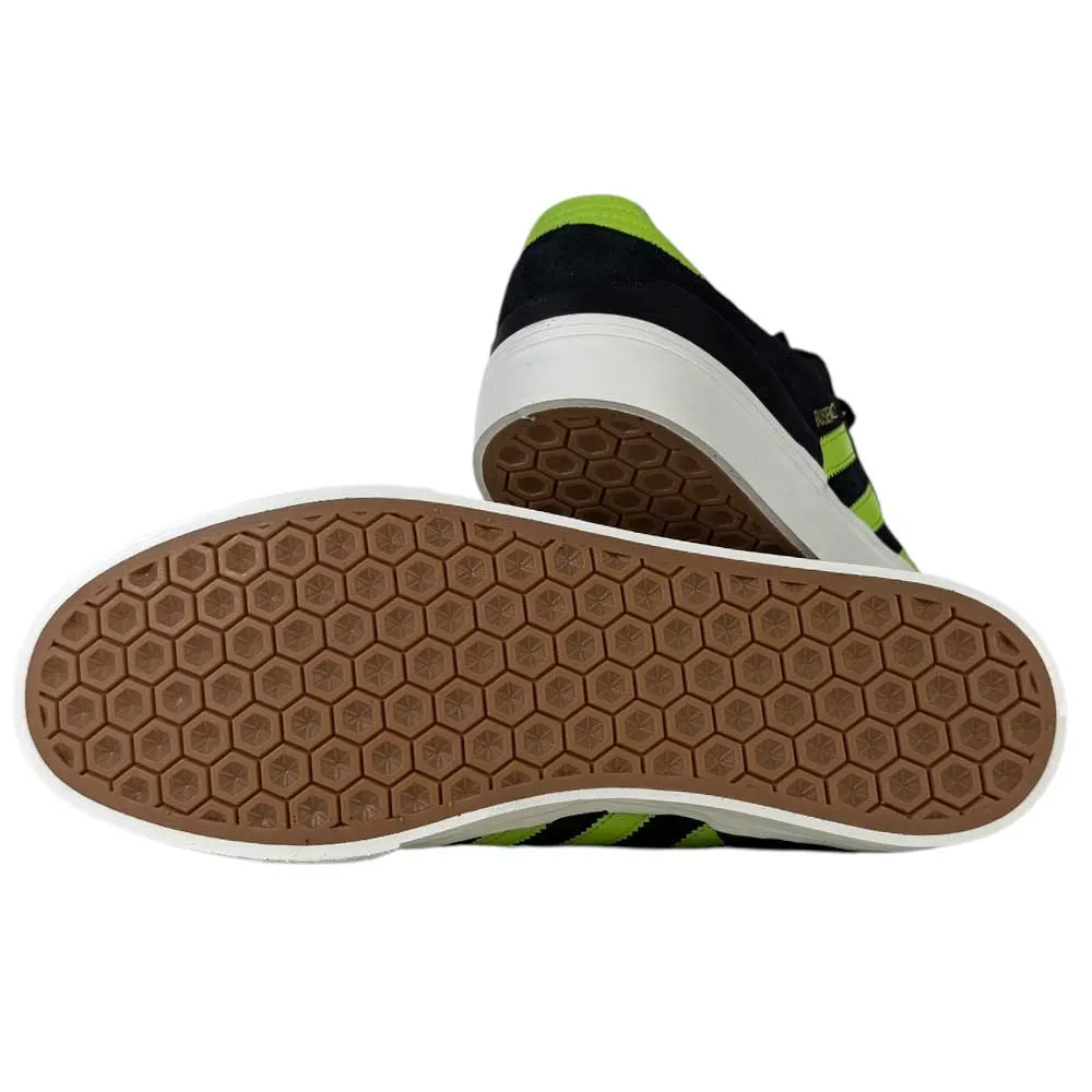 Busenitz Vulc Black Slime Green Suede Adidas Skateboarding Shoes
