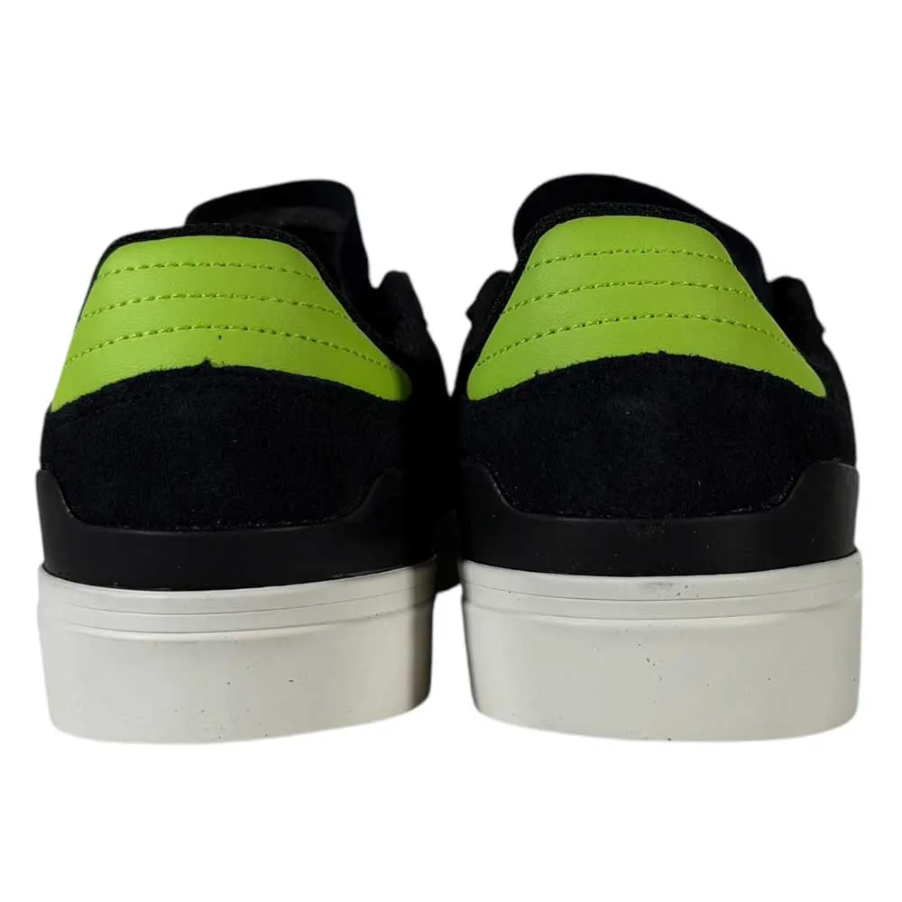 Busenitz Vulc Black Slime Green Suede Adidas Skateboarding Shoes