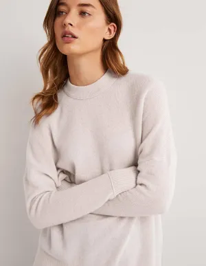 Cashmere Boyfriend Crew Jumper-Rope