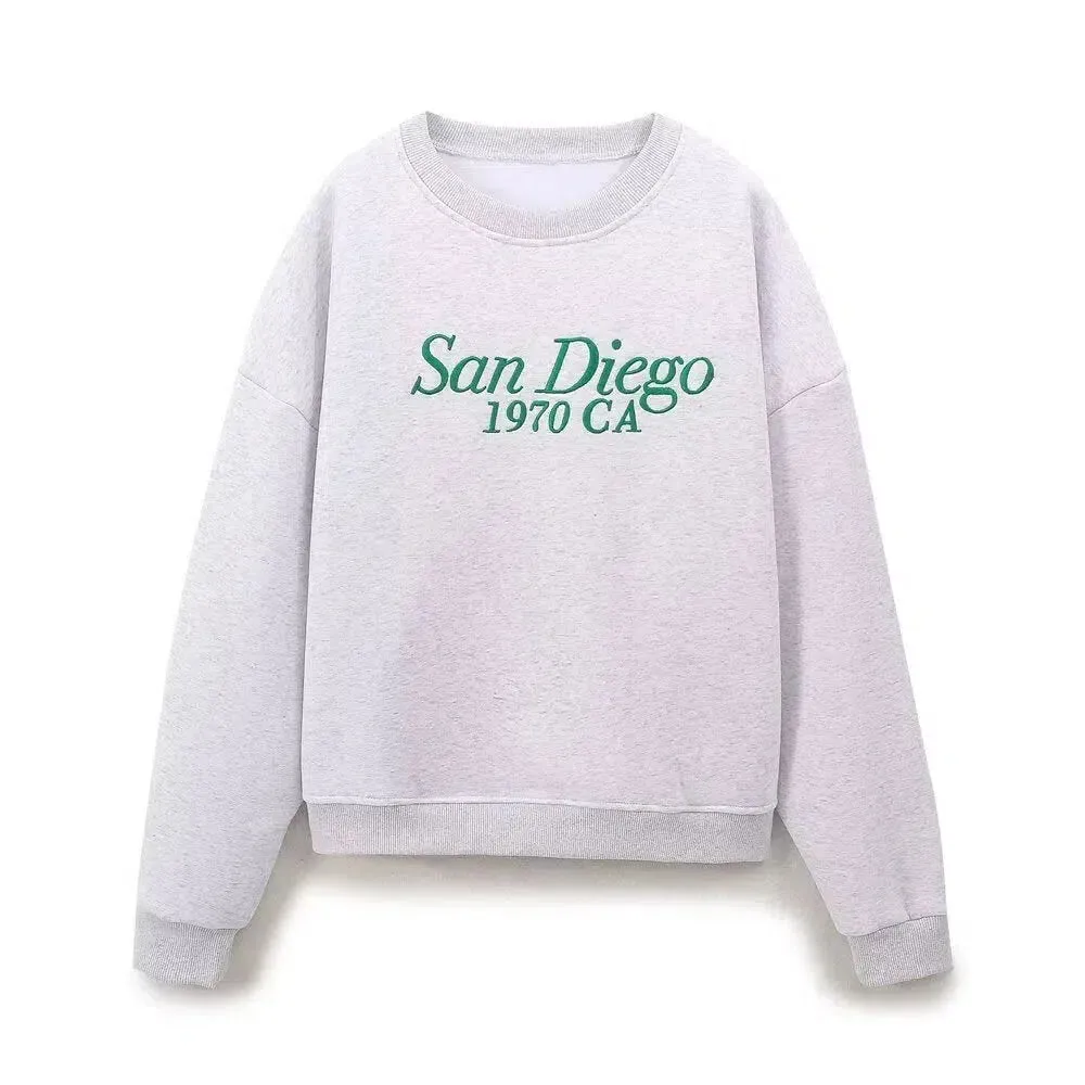 Catalina – Relaxed sweatshirt & sweatpants – San Diego lounge set