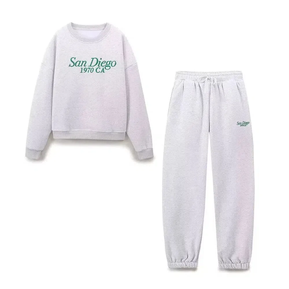 Catalina – Relaxed sweatshirt & sweatpants – San Diego lounge set