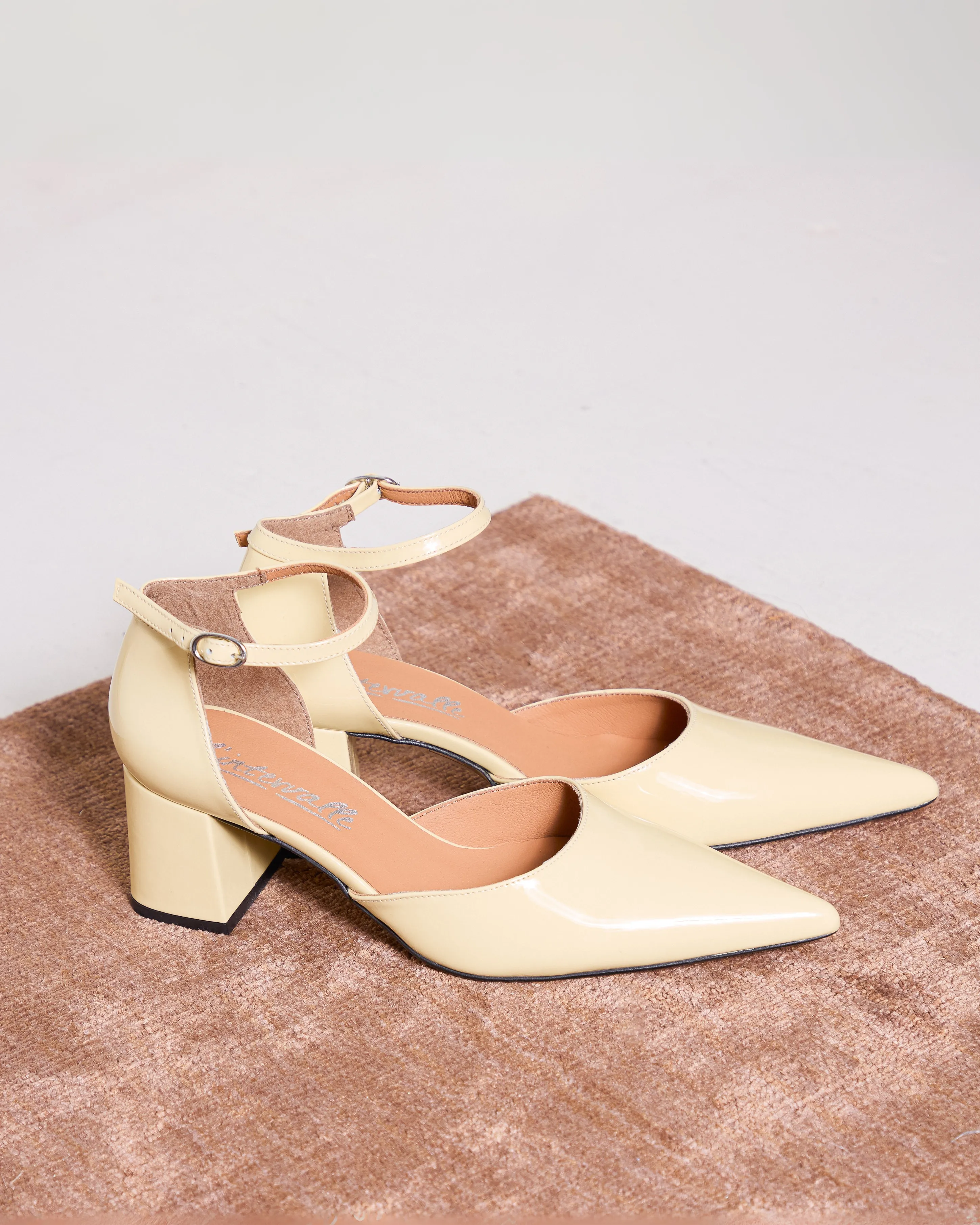 Catriona Light Yellow Patent