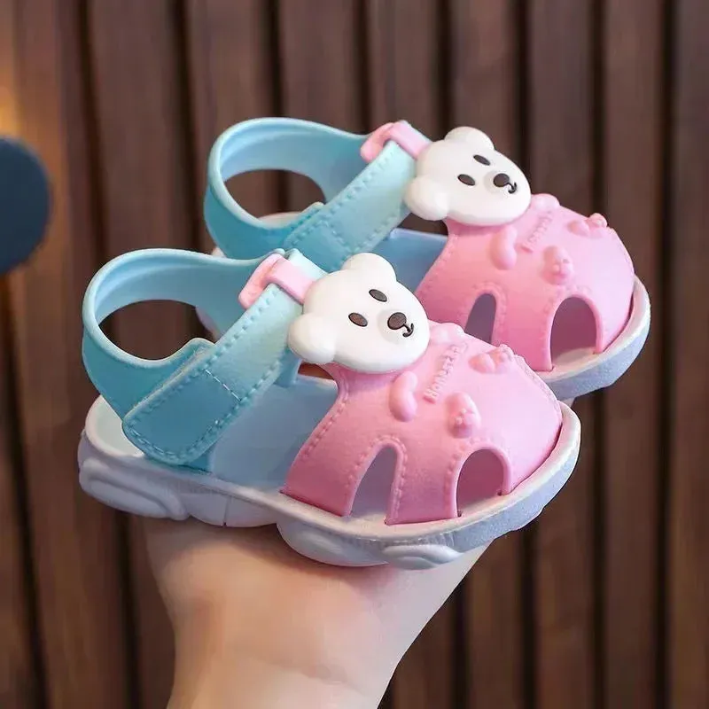 First Steps Sandals 3D Bear for Children Multivariant