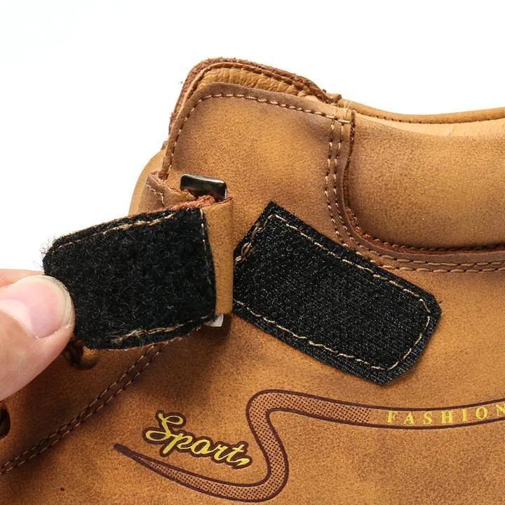 German Hand-Stitched Leather Outdoor Boots