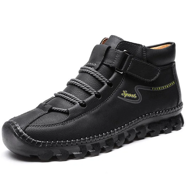 German Hand-Stitched Leather Outdoor Boots