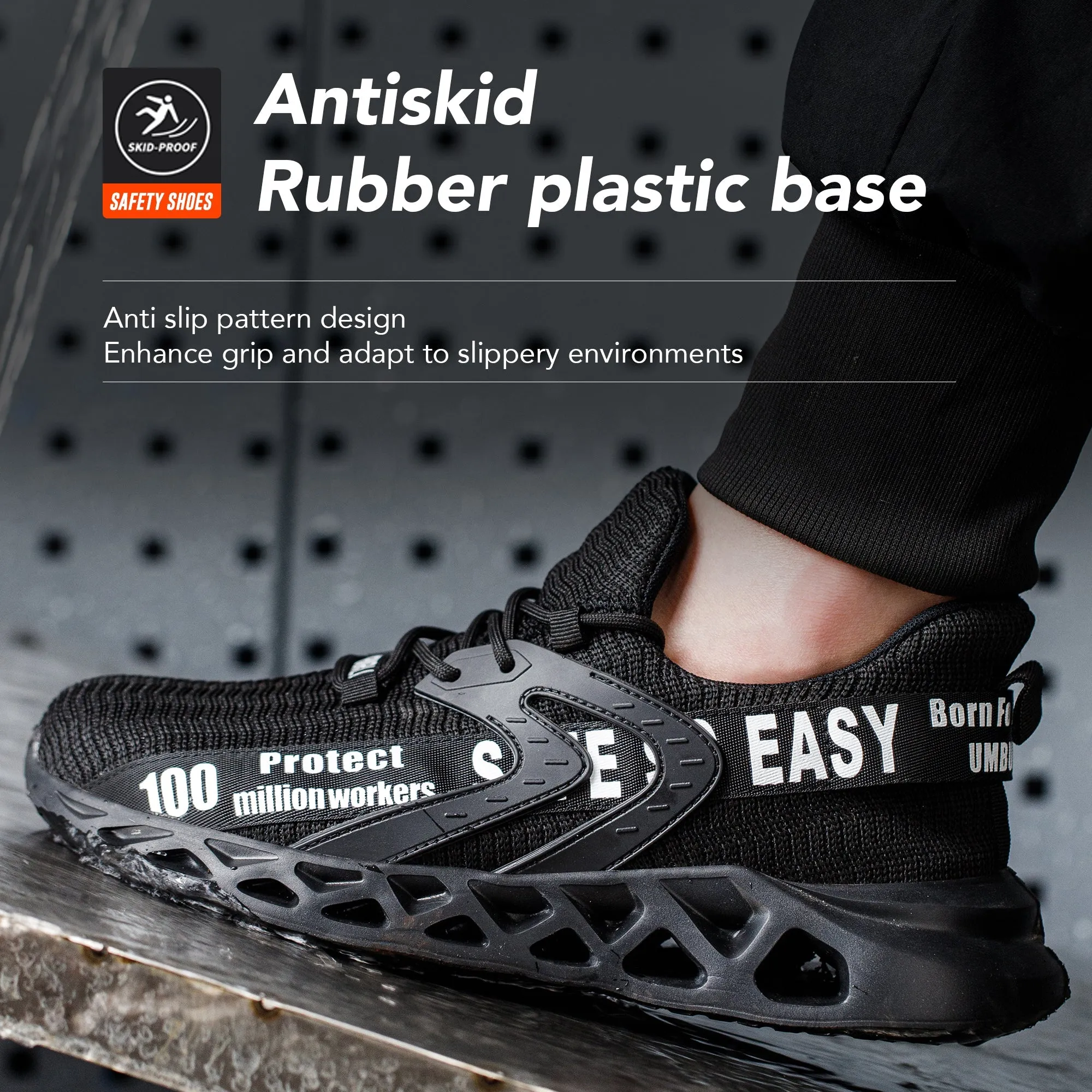 GOLEM™ | Ultra-Light Breathable Steel Toe Shoes