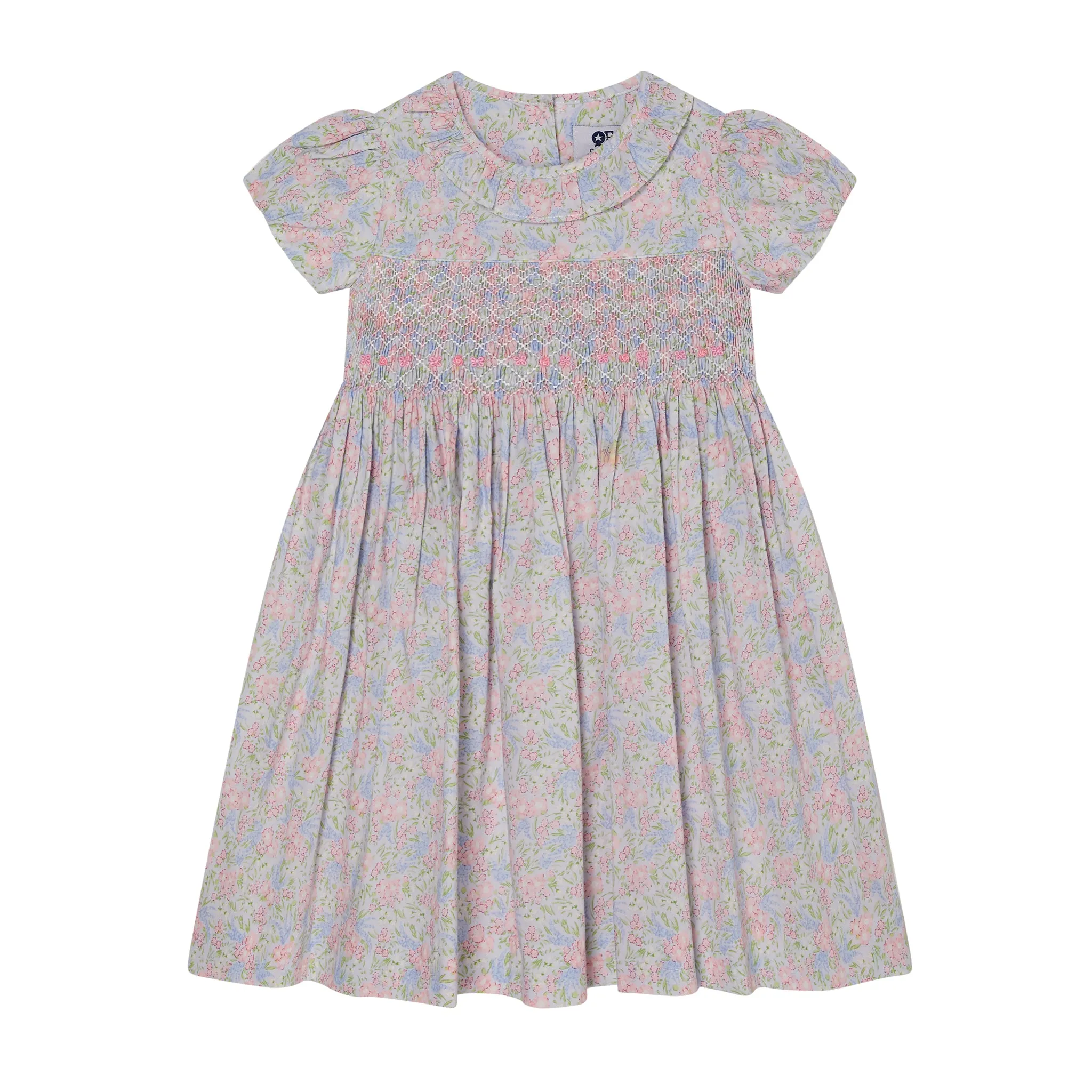 Hand-Smocked Girls Dress - Rosie