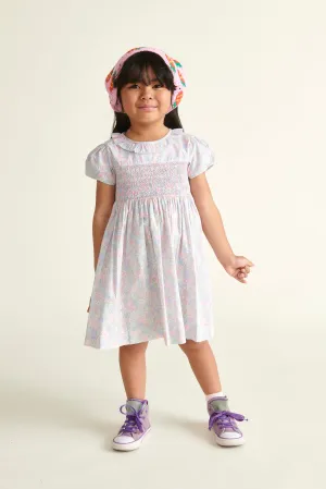 Hand-Smocked Girls Dress - Rosie