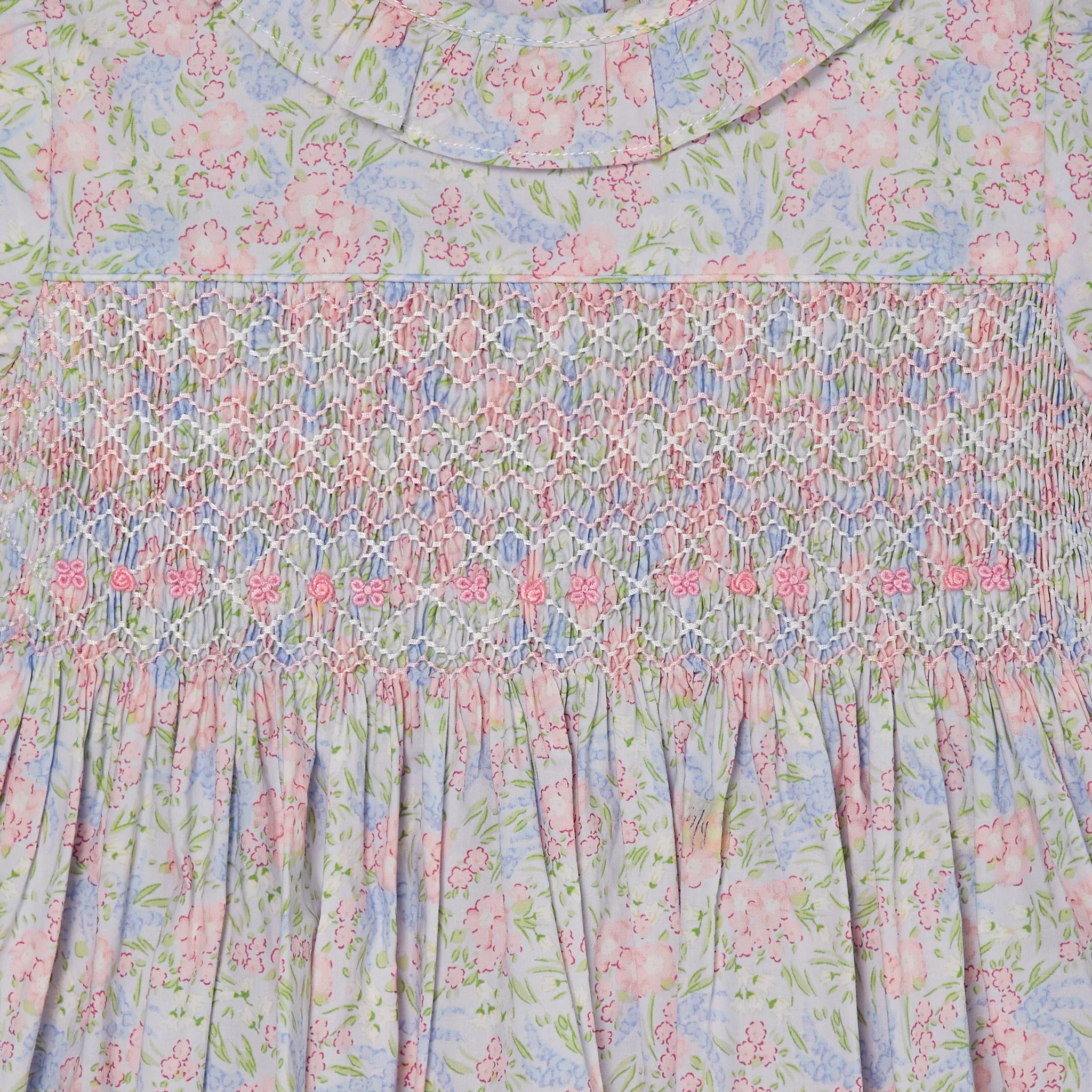 Hand-Smocked Girls Dress - Rosie