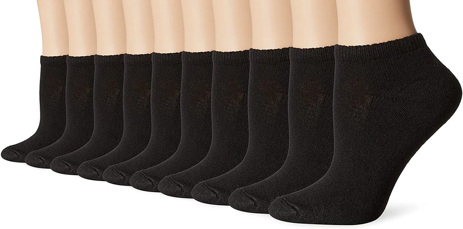 Hanes Women's 10-Pair Value Pack Low Cut Socks
