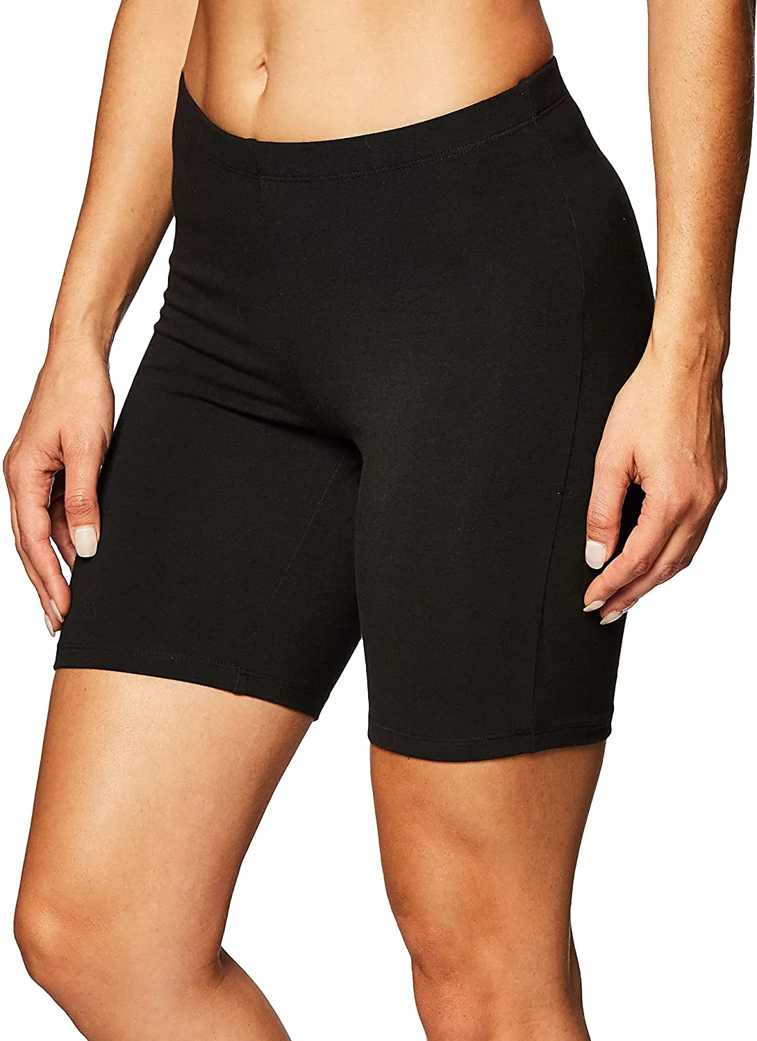 Hanes Women's Stretch Jersey Bike Short