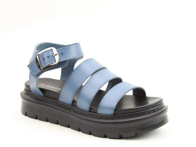 Heavenly Feet - Saffron - Denim
