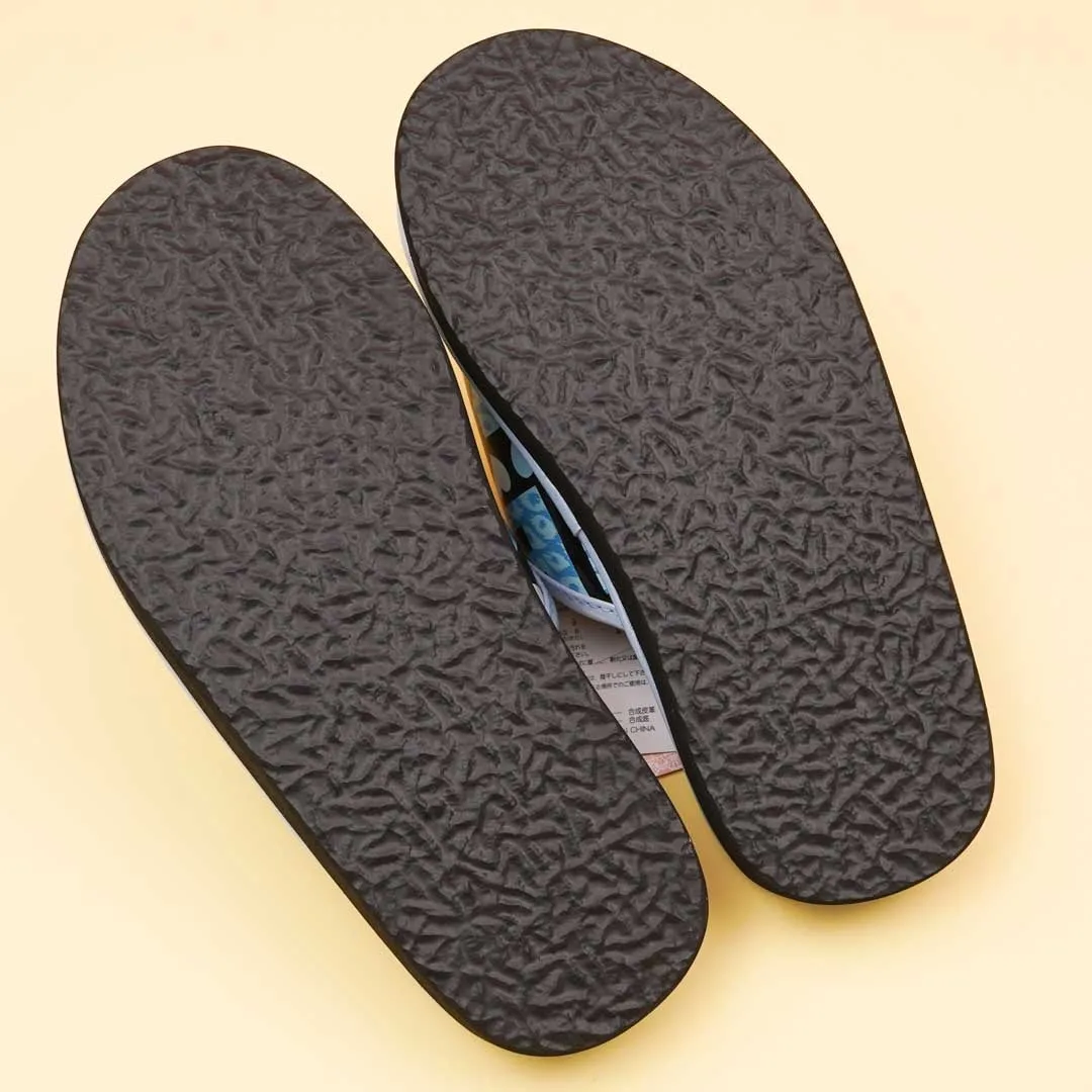 Hello Kitty Velcro Massage Sandals - Blue / Large