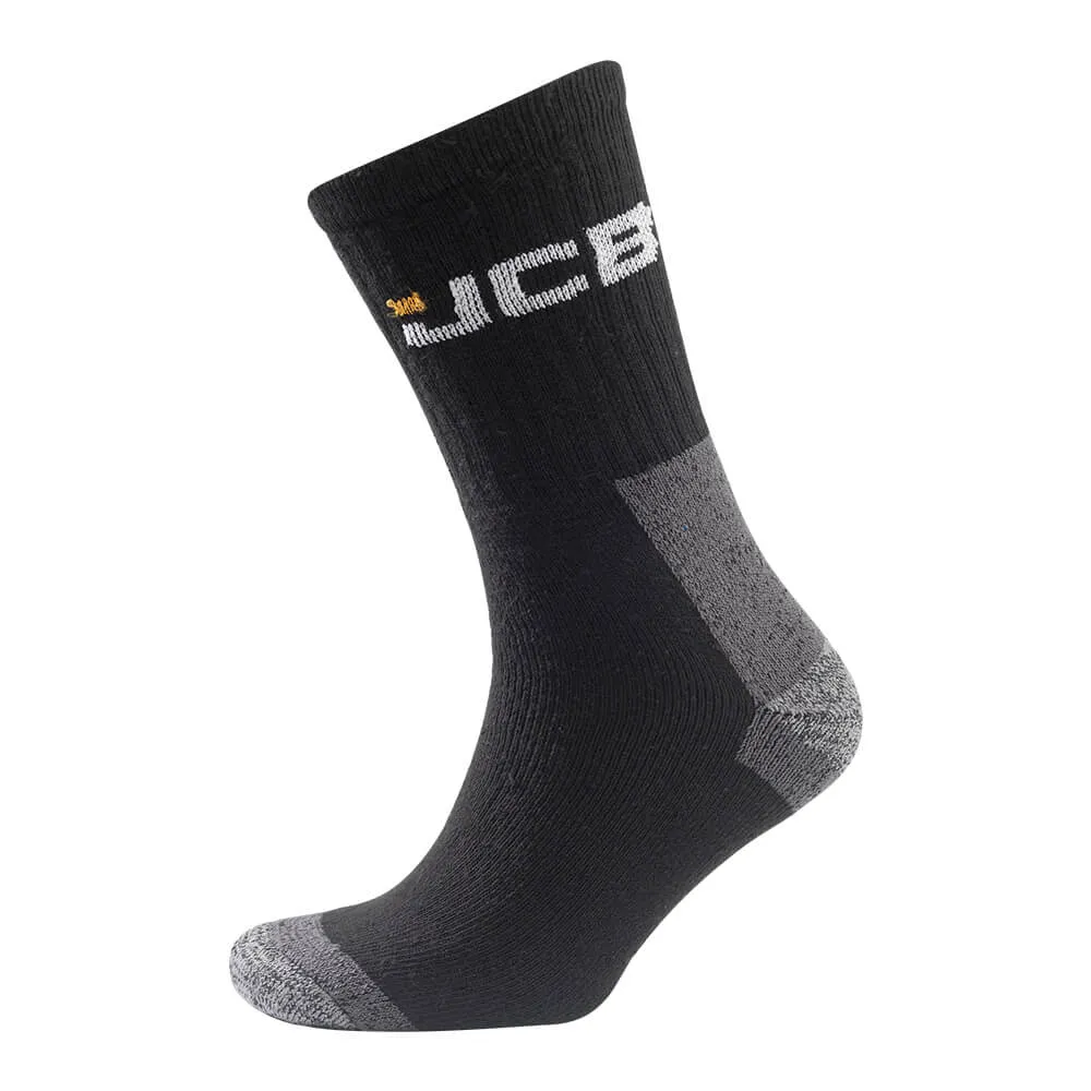 JCB Loadall Special Offer Pack - JCB Loadall Safety Work Boots   3 Pairs Work Socks