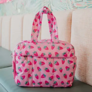 Katydid Strawberry Travel Tote