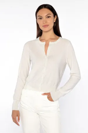 KINROSS CASHMERE - SEQUIN DRESS CARDIGAN
