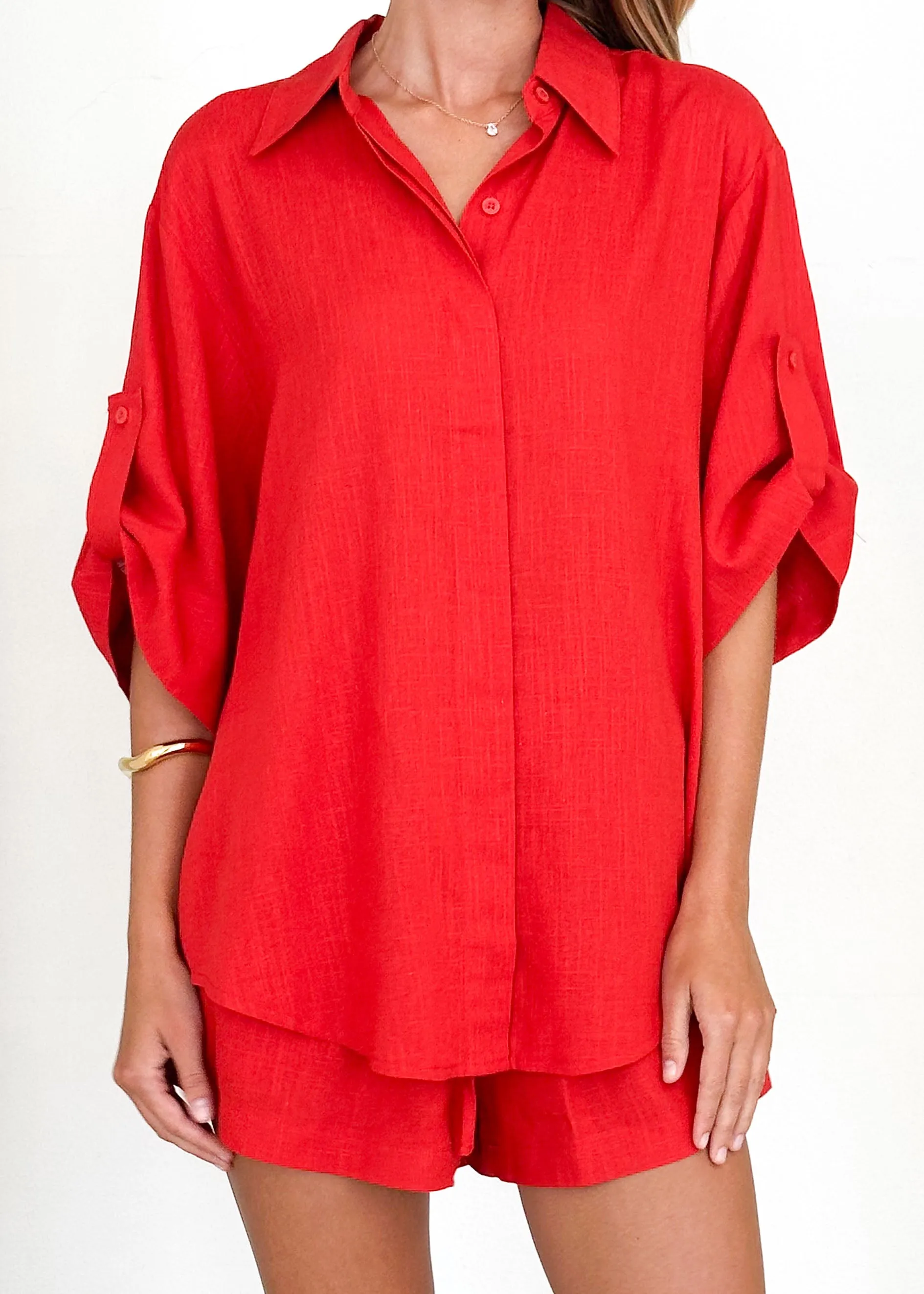 Kinsley Shirt - Red