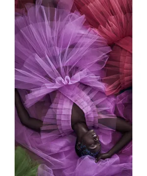 Layered Tulle Occasional Gown | Violet