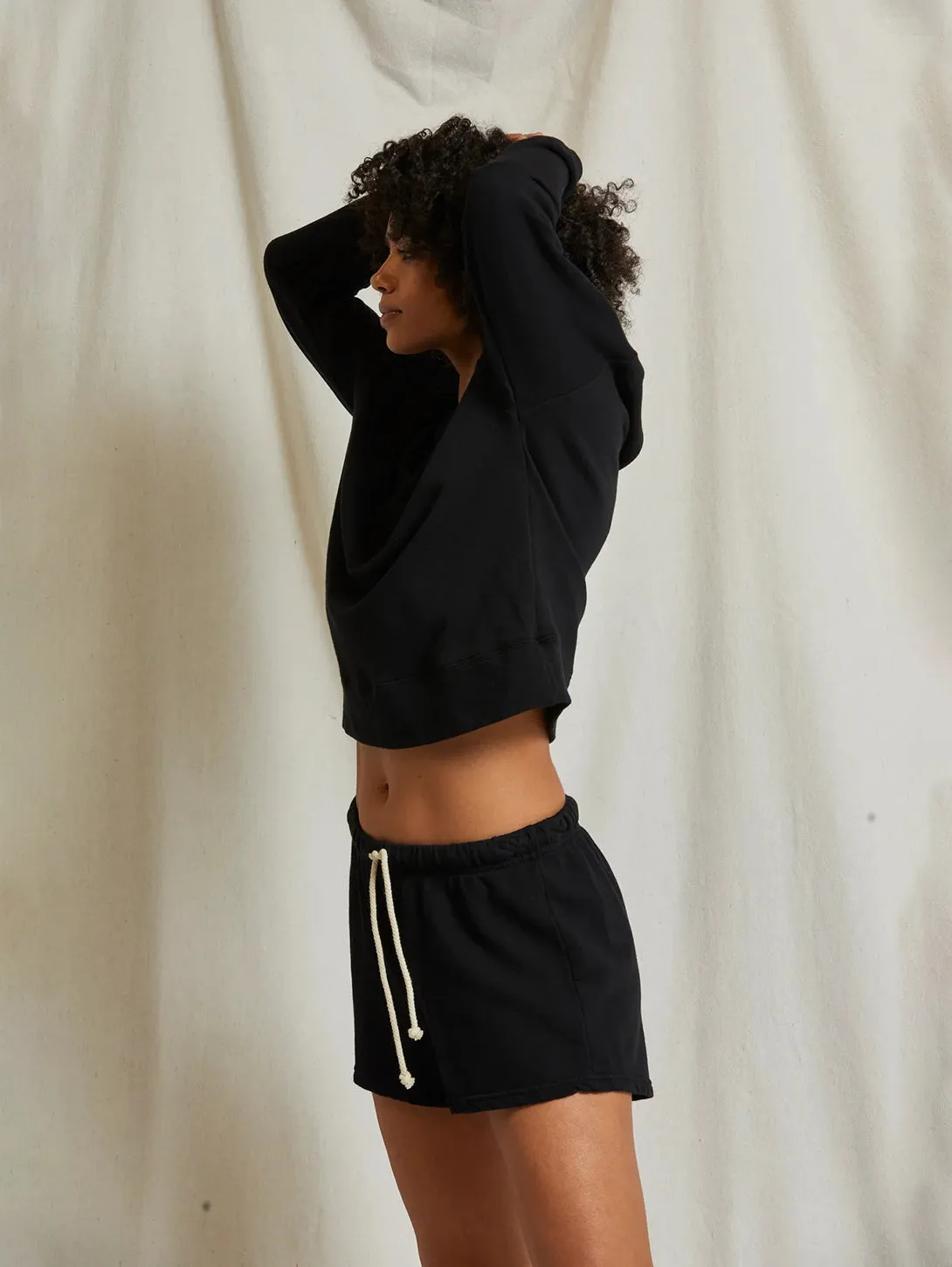 Layla Sweat Short - True Black