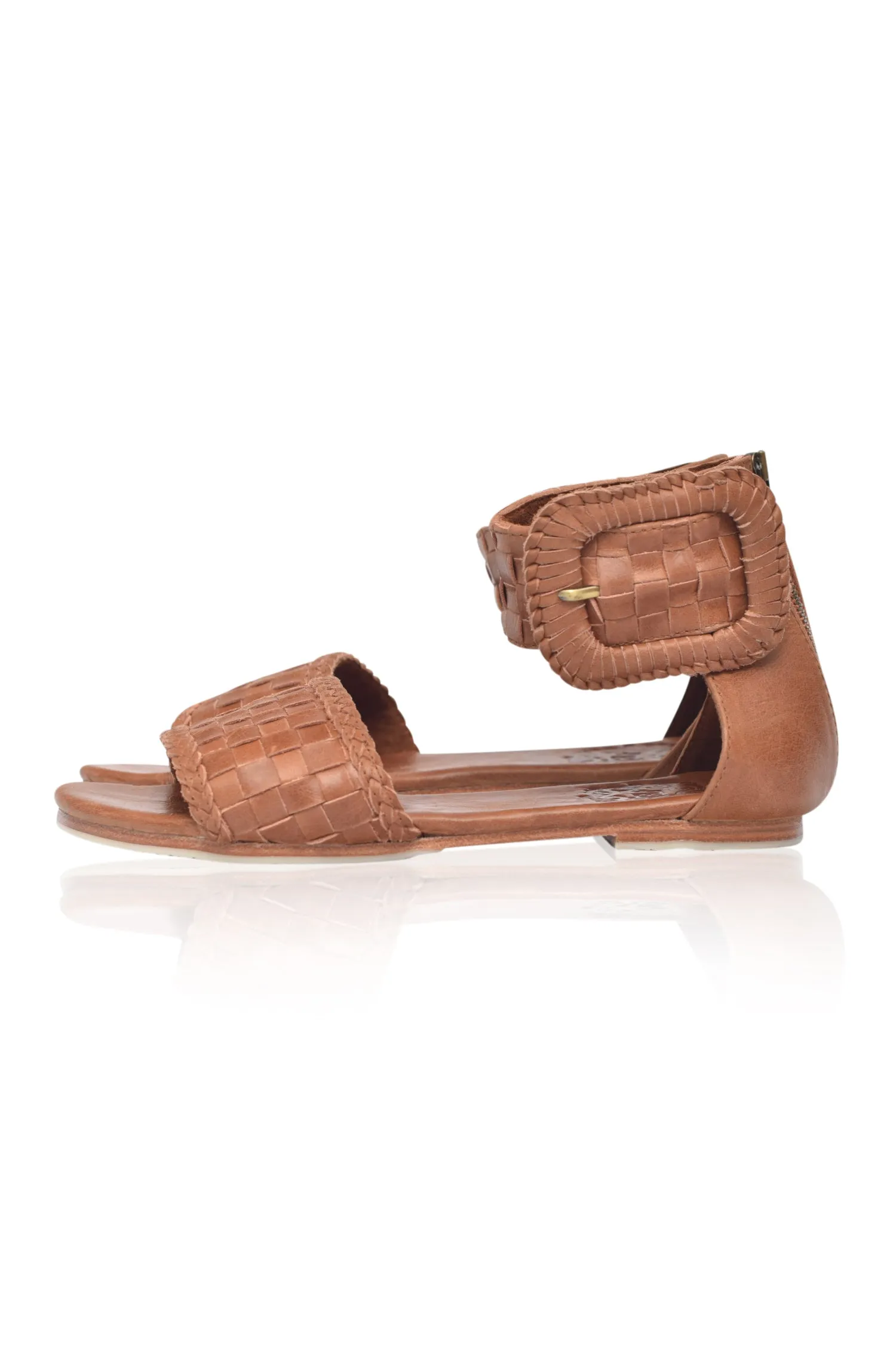 Madagascar Woven Leather Sandals (Sz. 6.5 & 10)