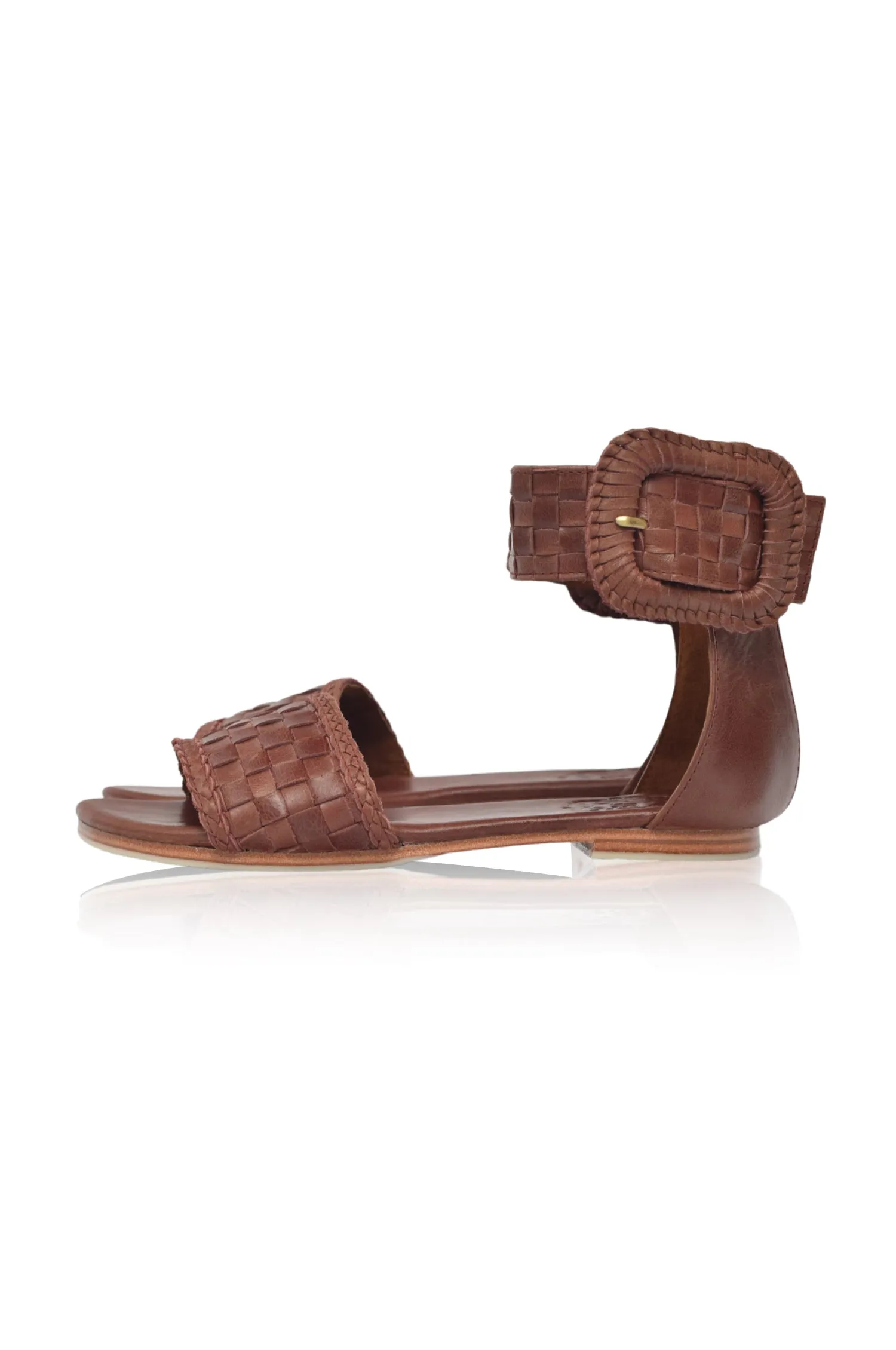 Madagascar Woven Leather Sandals (Sz. 6.5 & 10)