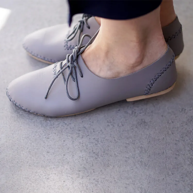 Medan Moccasin 2.0 | Grey Calfskin Leather