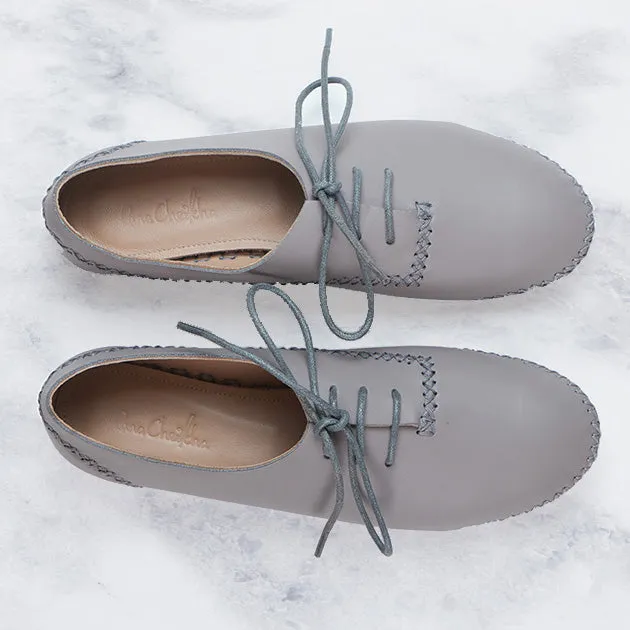 Medan Moccasin 2.0 | Grey Calfskin Leather