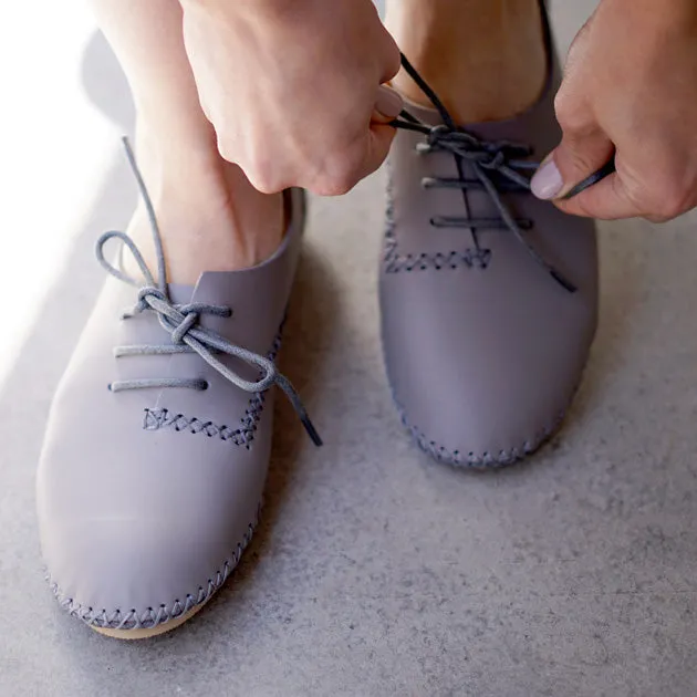 Medan Moccasin 2.0 | Grey Calfskin Leather