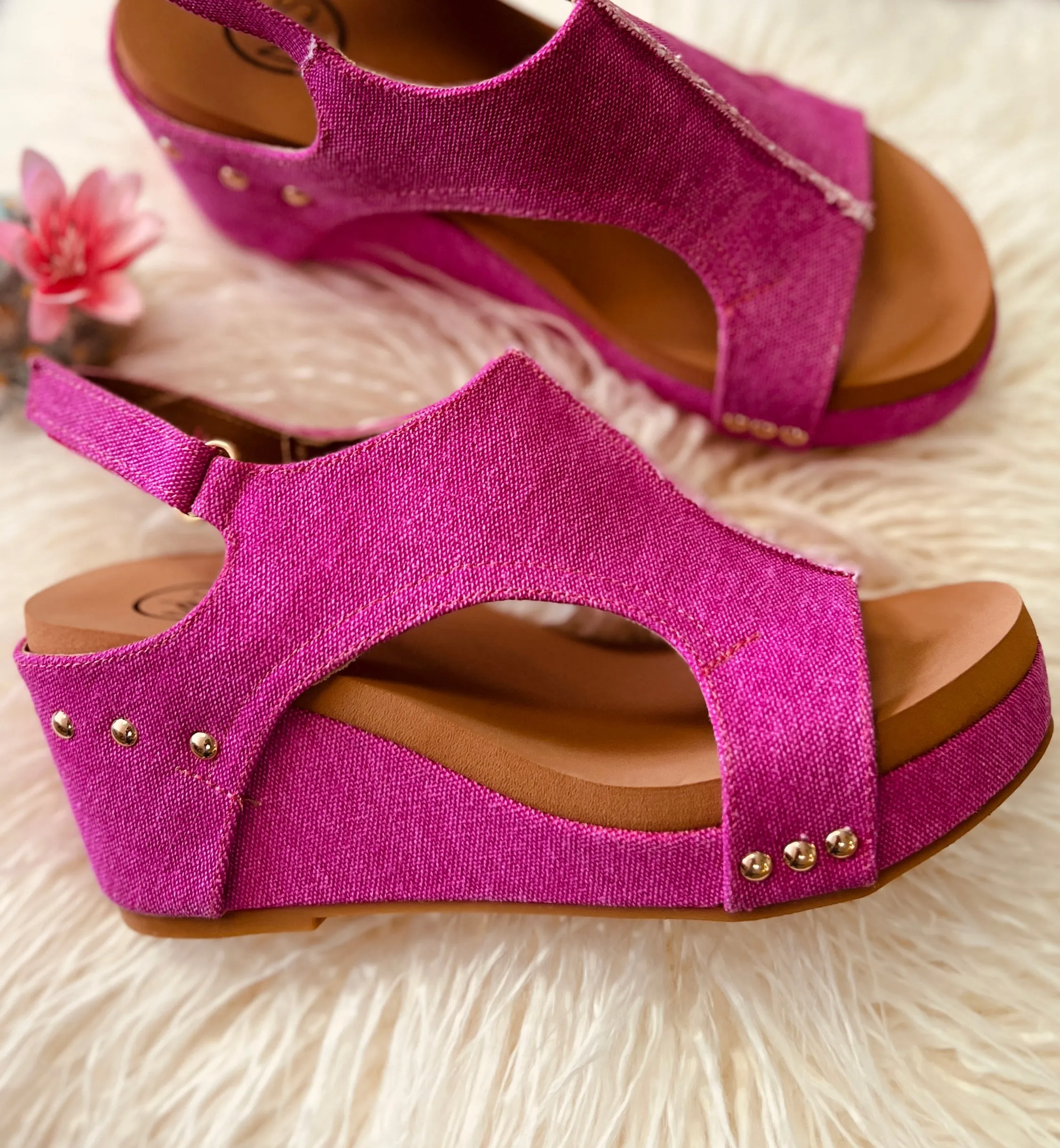Melissa Fuchsia Wedges*