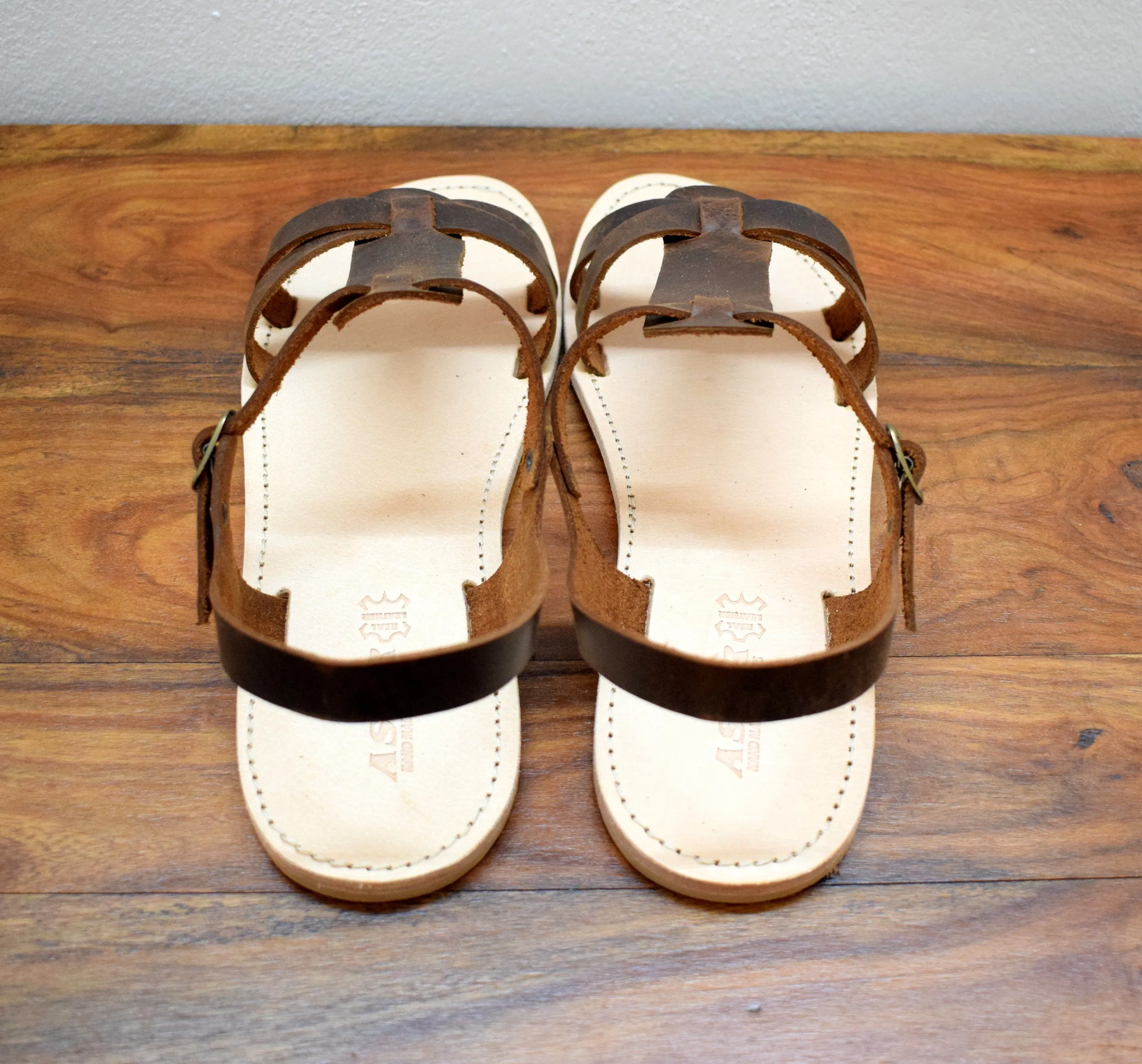 Men greek leather sandals Handmade Spartan sandals