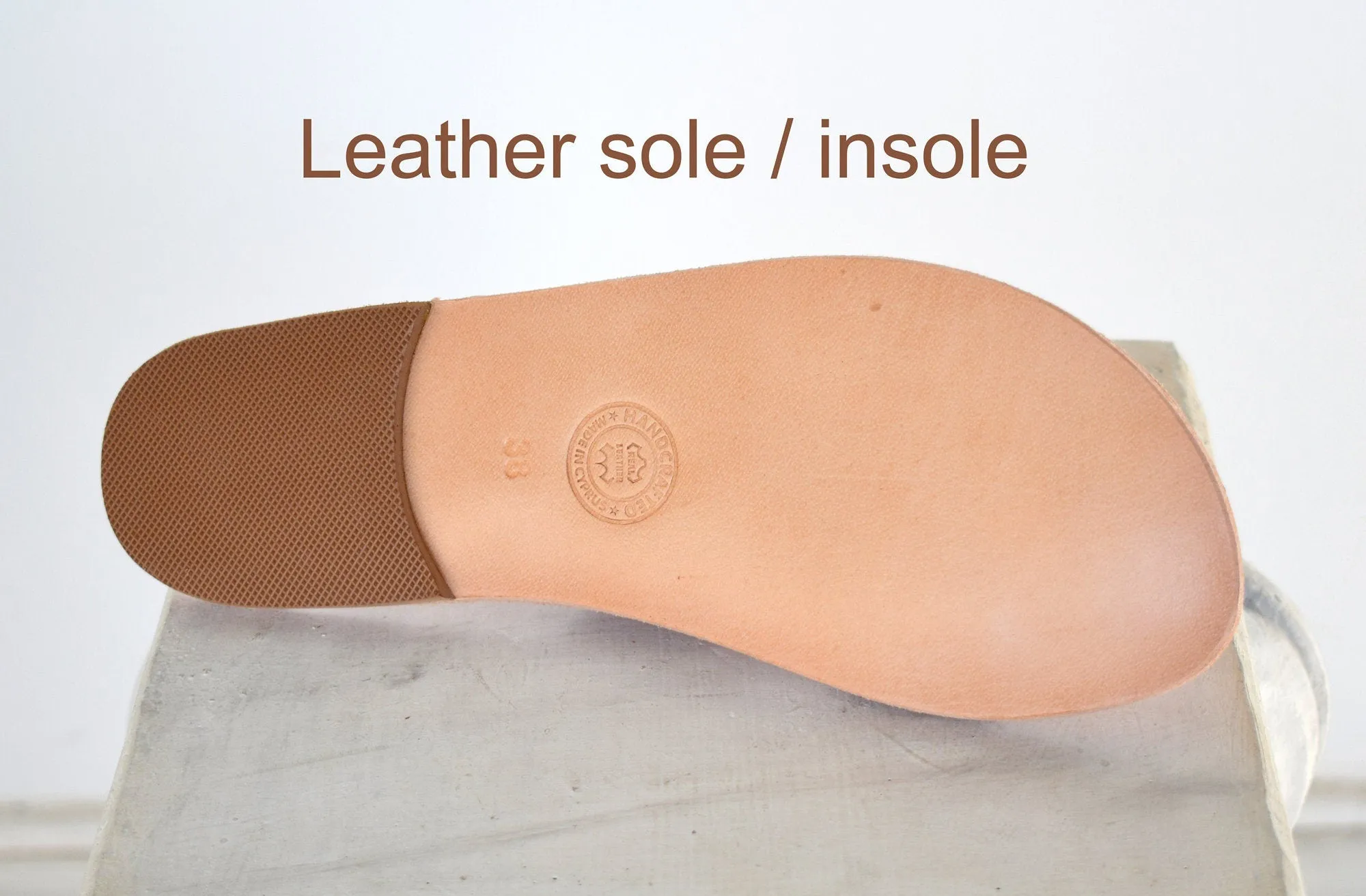 Men greek leather sandals Handmade Spartan sandals