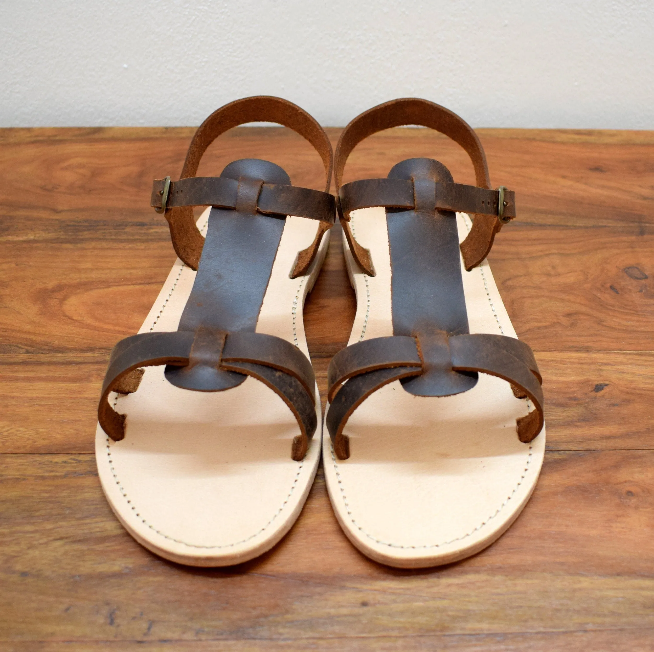 Men greek leather sandals Handmade Spartan sandals