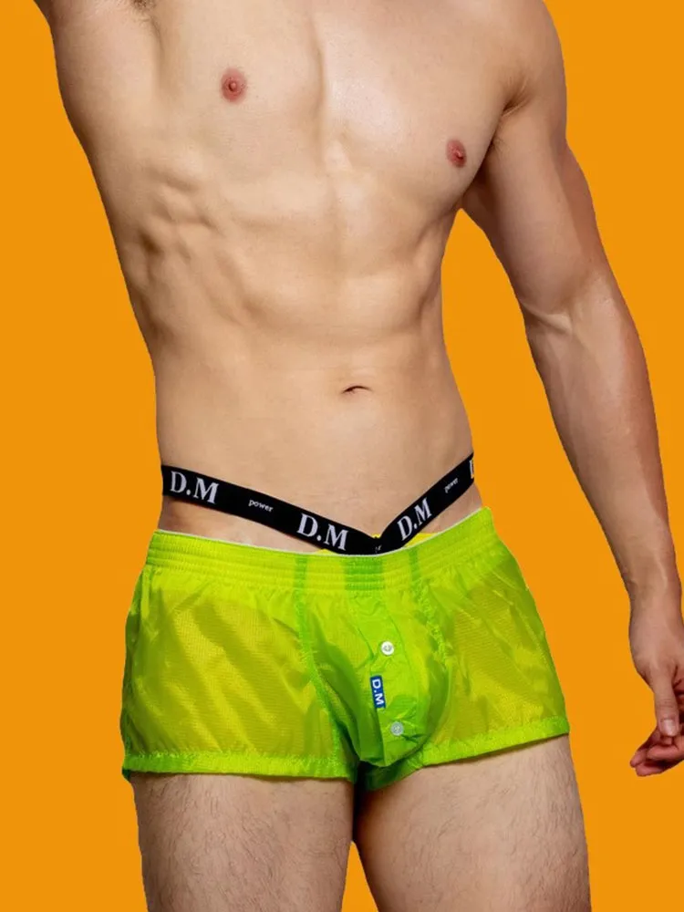 Men's Low Rise Sheer Boxer Shorts