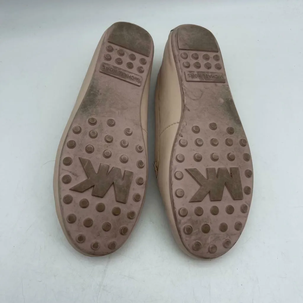 Michael Kors Flat Shoes Mini MK Logo Soft Pink Size 8.5M
