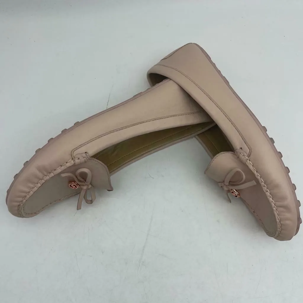 Michael Kors Flat Shoes Mini MK Logo Soft Pink Size 8.5M
